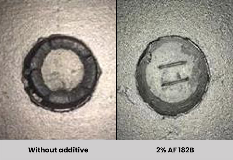Inorganic blue powder sand additive