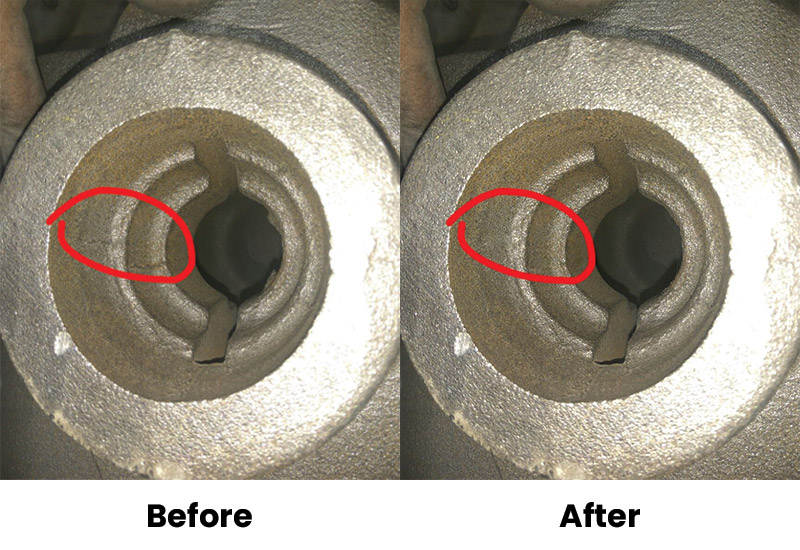 Silica sand expansion defects
