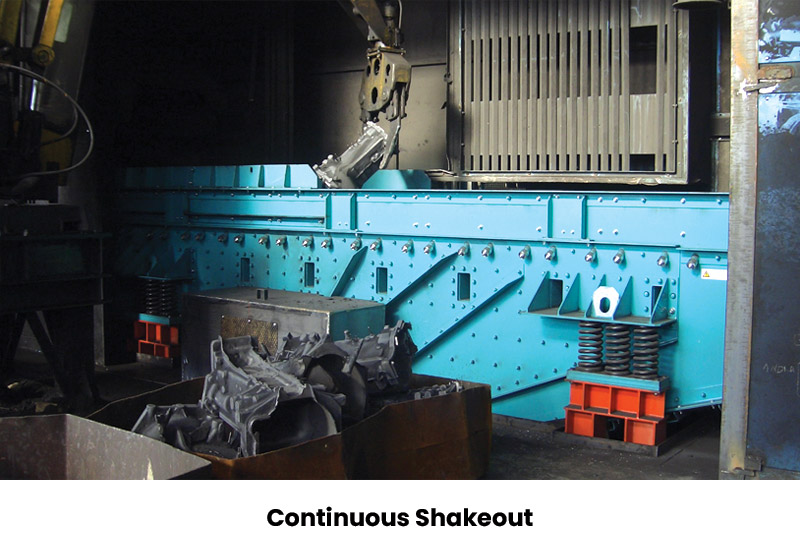 Vibrating Equipment Continuous Shakeout